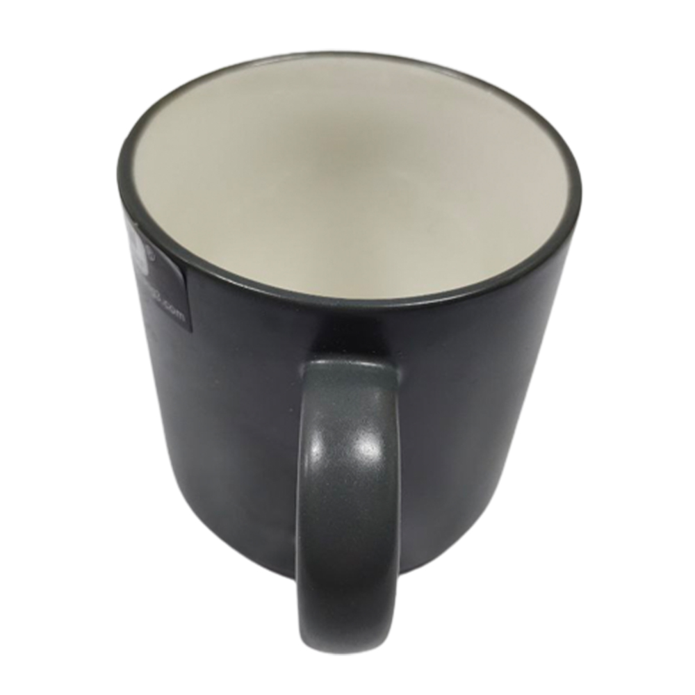 MUG PORCELAIN 12OZ (GREY) G730